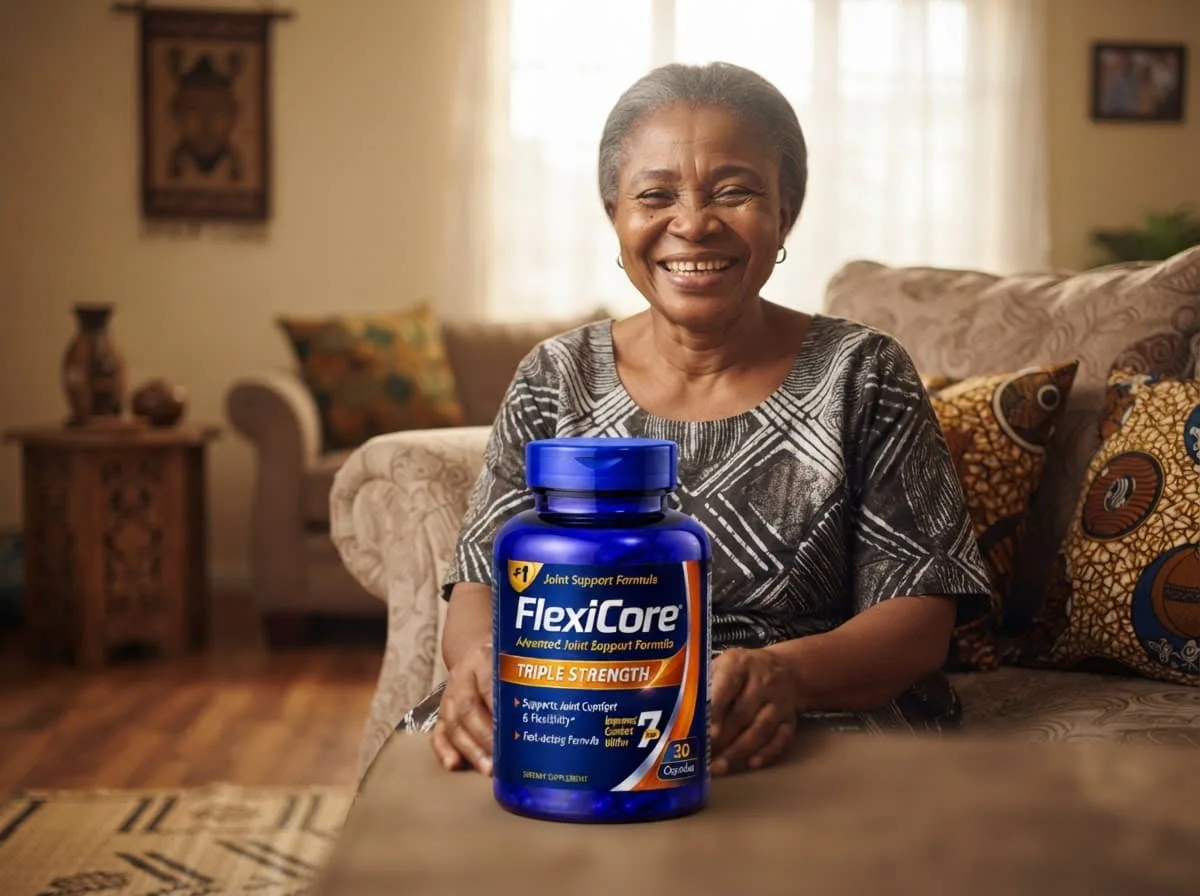 A Nigerian grandmother at home